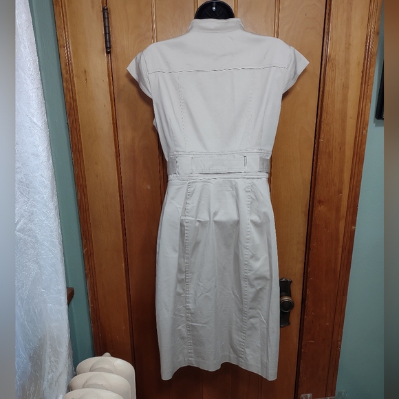 Calvin Klein Safari Dress Size 8 Khaki - Picture 5 of 6